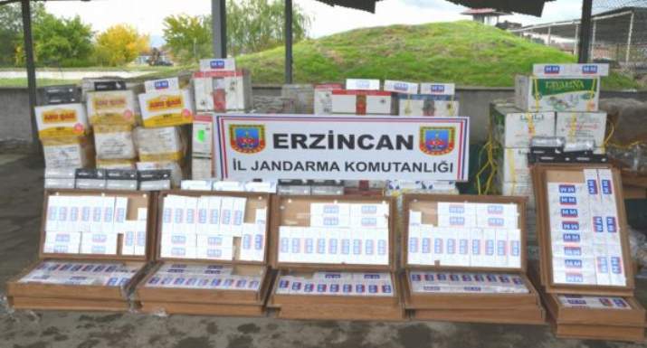 Jandarma’dan Kaçak Çay ve Sigara Operasyonu